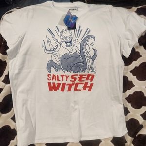 Hot Topic Villians Salty Sea Witch White Shirt Size 2XL XXL